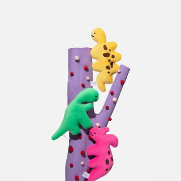 Soft Dinosaur Squeaky Toy – Chewable Plush Pet Toy for Small & Medium Dogs