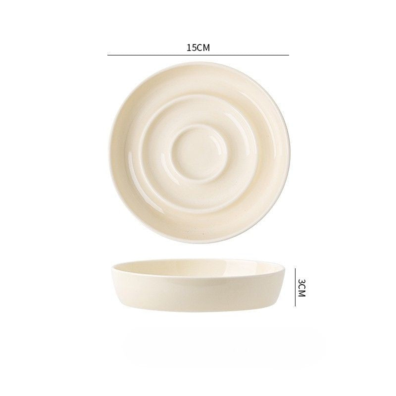 Ceramic Slow Feeder Bowl for Dogs & Cats – Anti-Gulping Design for Healthy Eating