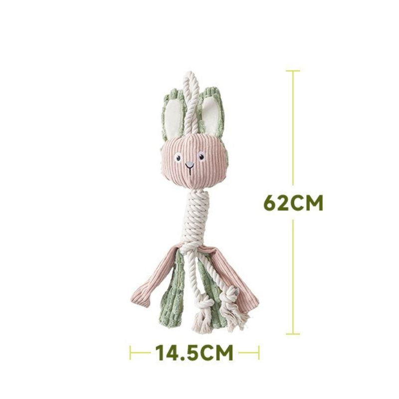 Durable Knotted Rope Chew Toy for Pets – Teeth Cleaning Tug Toy for Dogs and Puppies