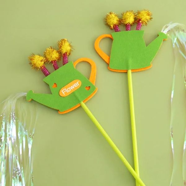 Wool-Felt Cat Teaser Wand – Interactive Play Toy for Cats, Durable Rod, No-Feather Design