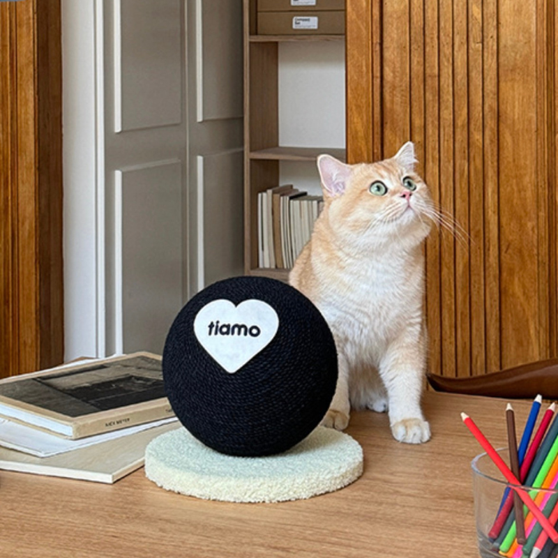 Sisal Rope Cat Scratching Ball – Interactive Cat Toy
