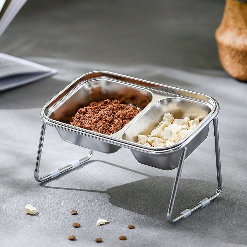 Stainless Steel Split Pet Bowl