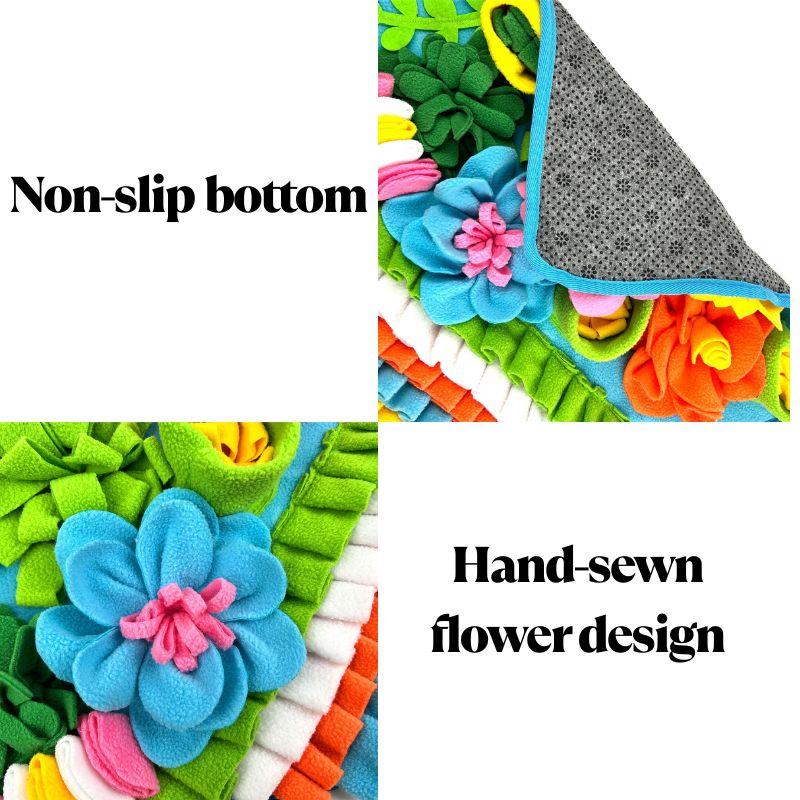 Pet Foraging Snuffle Mat | Playful Shape, Dual-Color Options – Ideal for Cats & Dogs