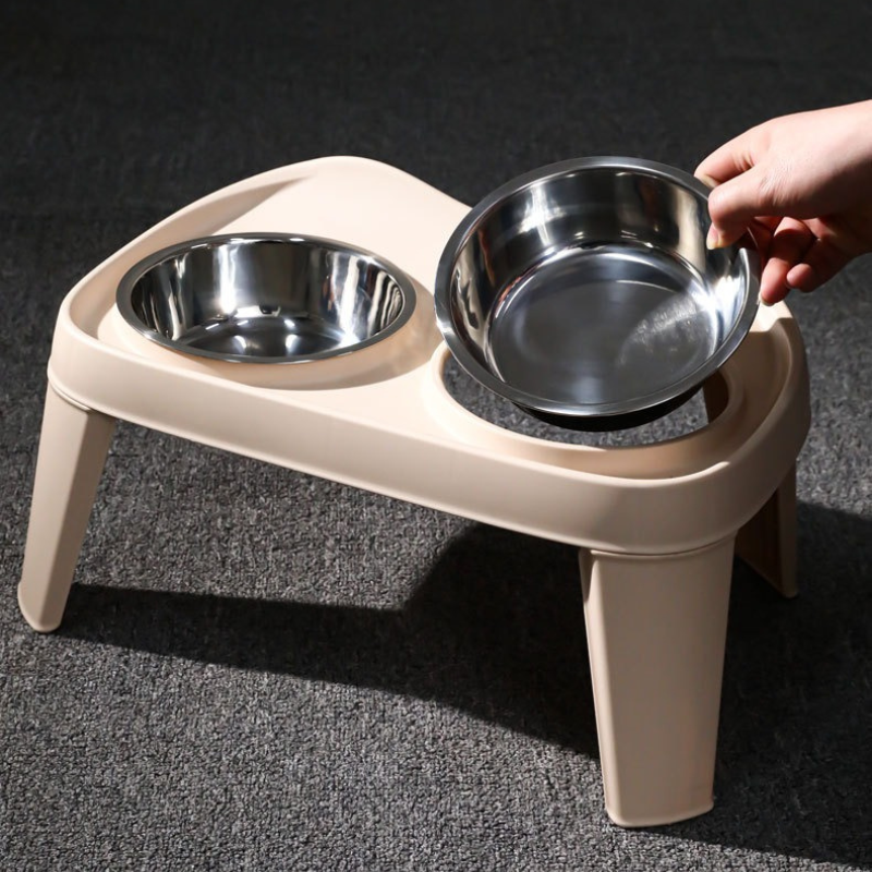 Elevated Stainless Steel Durable Dog Bowls set for Large Breeds  XXXL