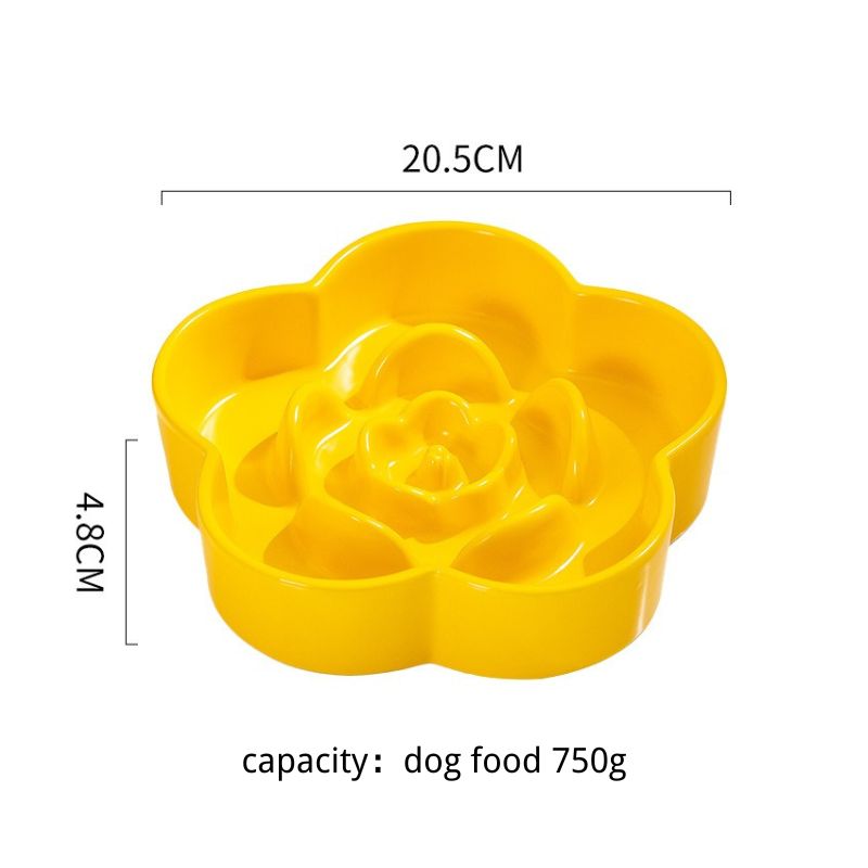 Large Ceramic Slow Feeder Bowl – dogs 10–20kg |  Fits Elevated Stands
