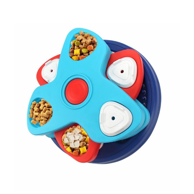 Smart Dog Treat Puzzle Toy – Interactive Food Dispensing Chew Toy for Dogs, IQ Training