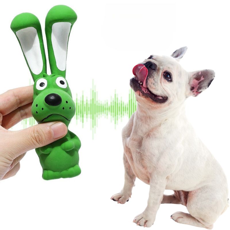 Soft Rubber Squeaky Chew Toy for Dogs