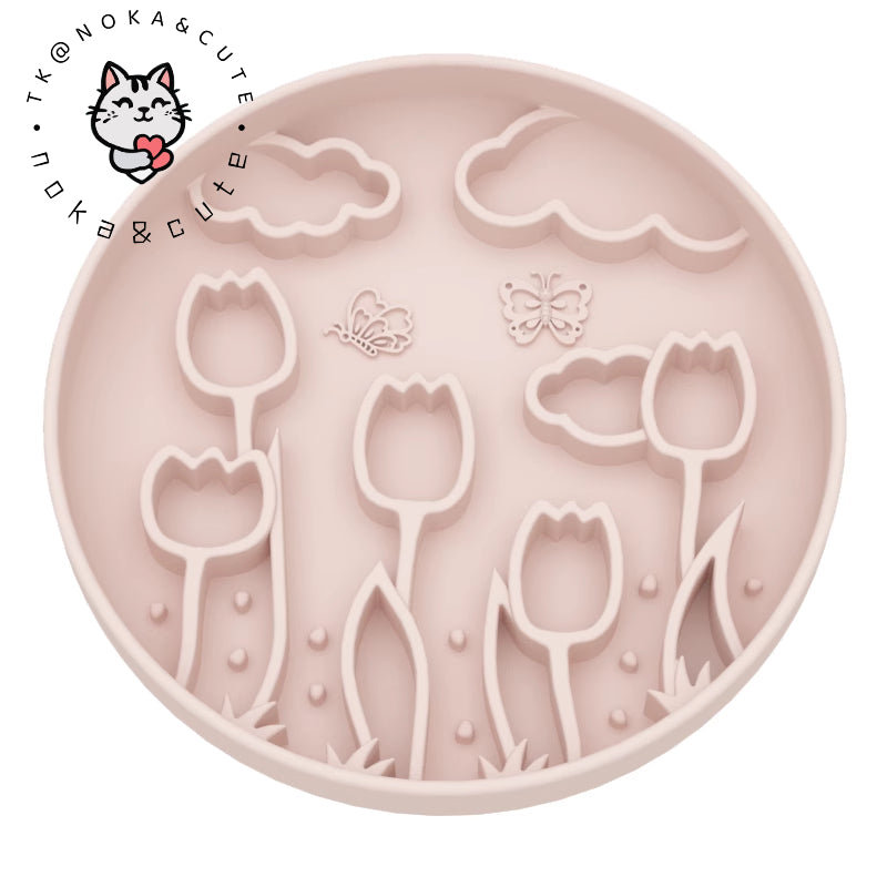 Small and medium-sized dog slow food bowl, silicone licking pad, licking plate, shaking bowl, pet cat puzzle, leakage, hidden food, rich toys