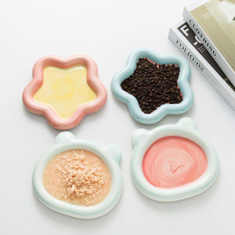 Multiple bloggers with the same cat bowl, ceramic dog bowl, plate, and dish. Cat wet food, raw food, spill proof, cat food bowl, pet - NoKa&AuroraStone