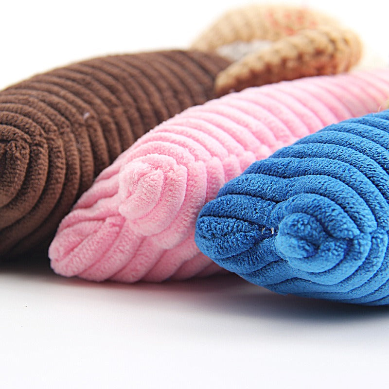 3-Piece Soft Squeaky Dog Toy Set – Plush Chew Toys for Small and Medium Pets