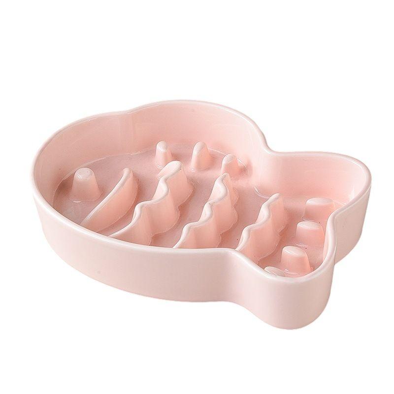Pet Bowl Slow Food Bowl Cat Dog Bowl Ceramic Water Bowl Neck Protection Ceramic Food Dog Bowl - NoKa&AuroraStone