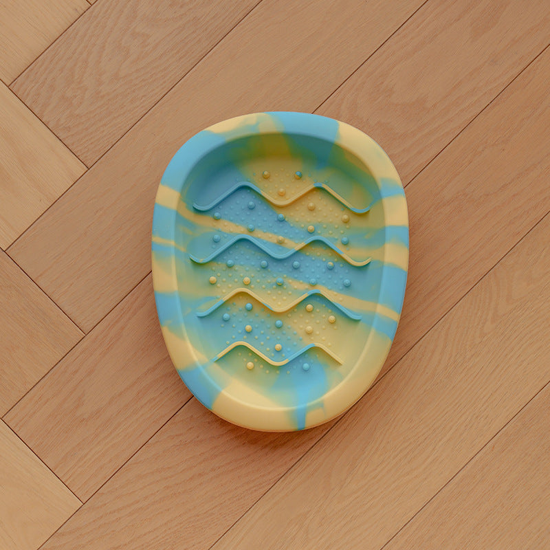 Pet Silicone Slow Feeder Bowl | Non-Slip Suction Base for Cats & Small Dogs