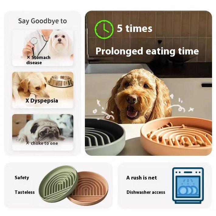 Blogger's Choice, cat,dog cat slow food plate, slow food bowl, slow food mat, anti choking and abundant pet supplies - NoKa&AuroraStone