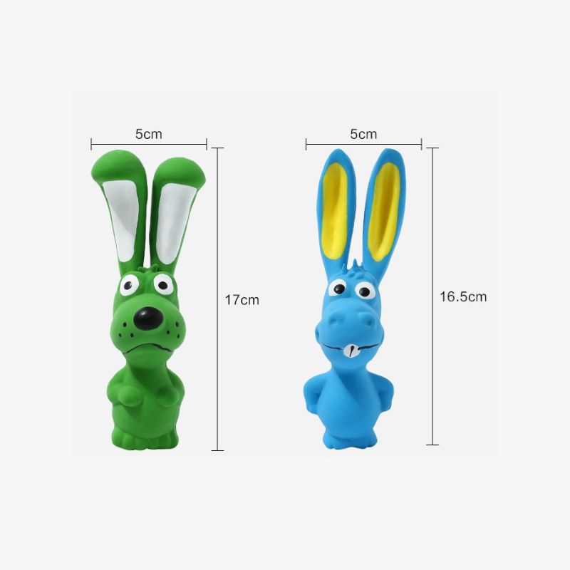 Soft Rubber Squeaky Chew Toy for Dogs