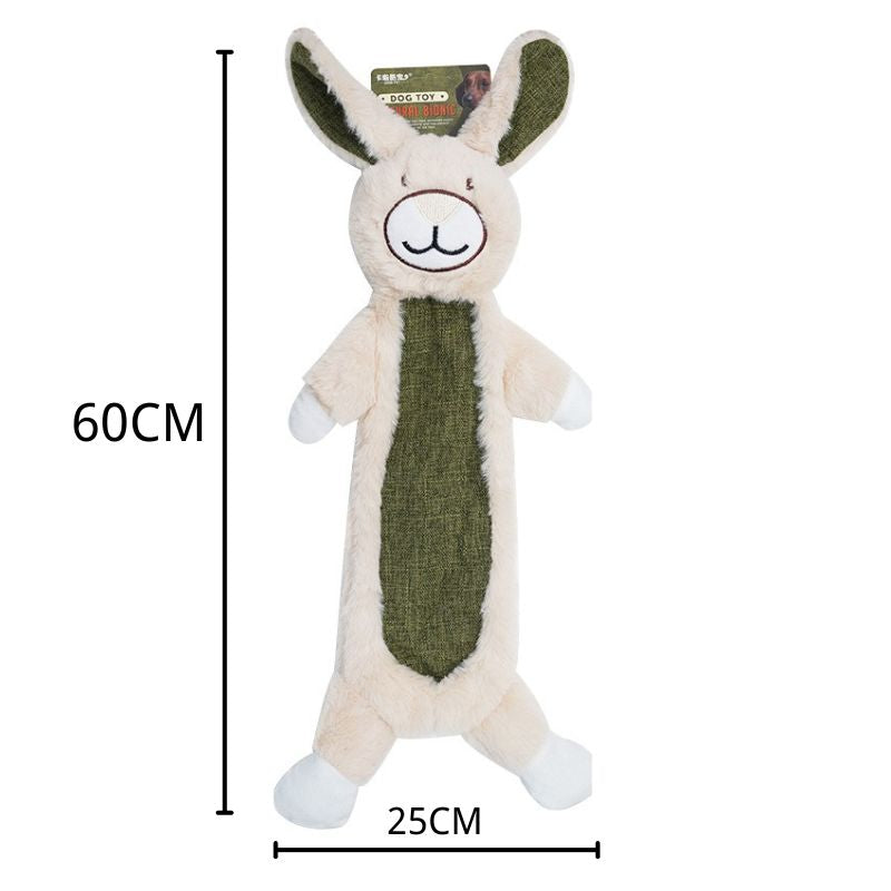 4PCS Durable Squeaky Plush Toy for Medium to large Dogs