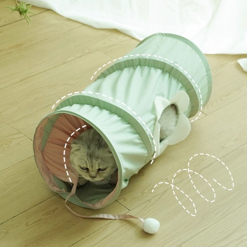 Collapsible Cat Tunnel – Interactive Hide & Play Tube Toy for Cats & Kittens