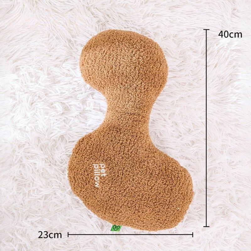 Geometric Dog Pillow – Soft Pet Hugging Cushion for Sleeping and Comfort