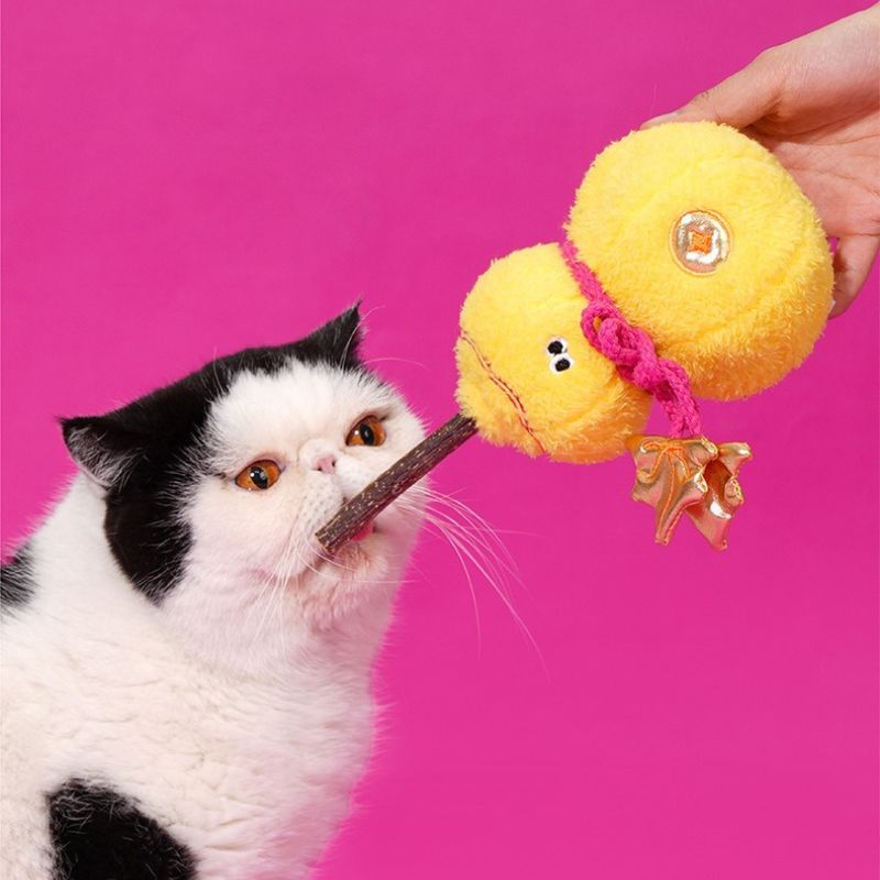 Matatabi Cat Chew Stick Toy – Natural Silvervine Dental Toy for Cats