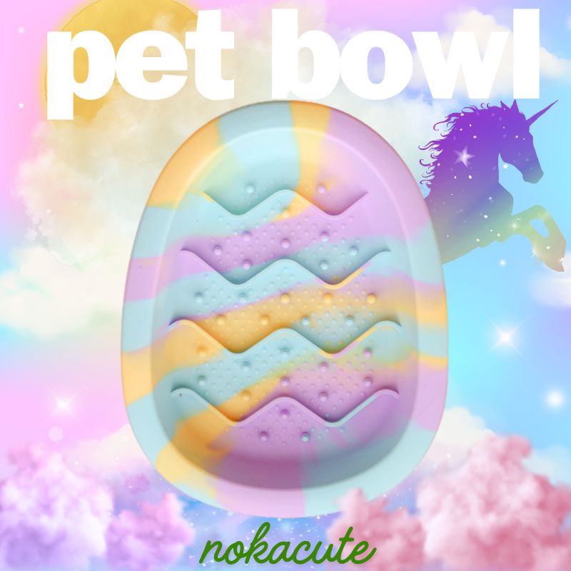 Pet Silicone Slow Feeder Bowl | Non-Slip Suction Base for Cats & Small Dogs