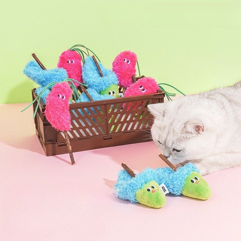 Silvervine Cat Chew Stick – Natural Catnip Teething Toy for Self-Play & Anxiety Relief