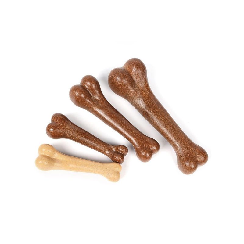 2pcs Durable Beef Bone Chew Toy – Large Dogs