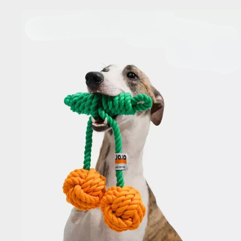 Cherry Rope Toy – Durable Knot Chew Toy for Dogs