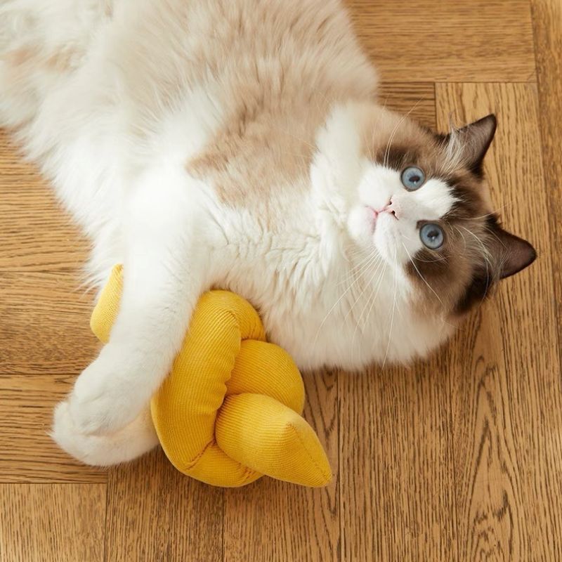 Knotted Catnip Toy  cat toy