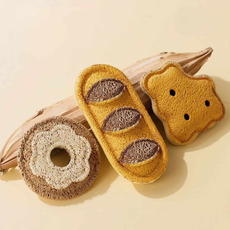 3pcs Loofah Cat Chew Toy – Self-Play Enrichment for Boredom Relief, Teeth Cleaning