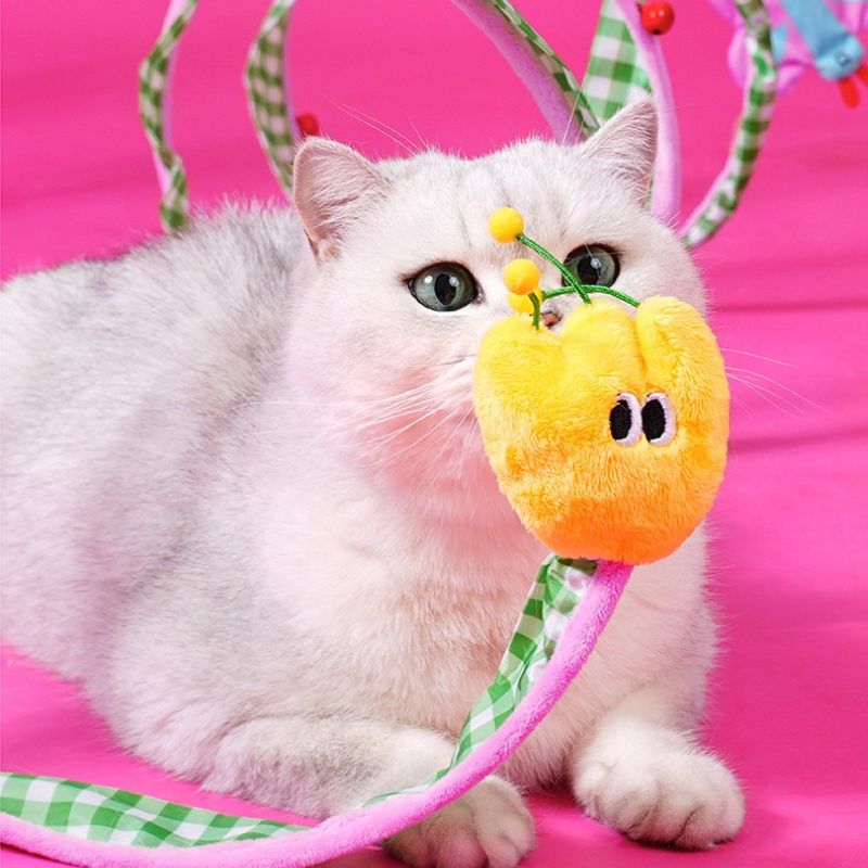 Butterfly Cat Tunnel – Foldable Pet Play Tunnel for Hiding, Chasing, and Self-Play