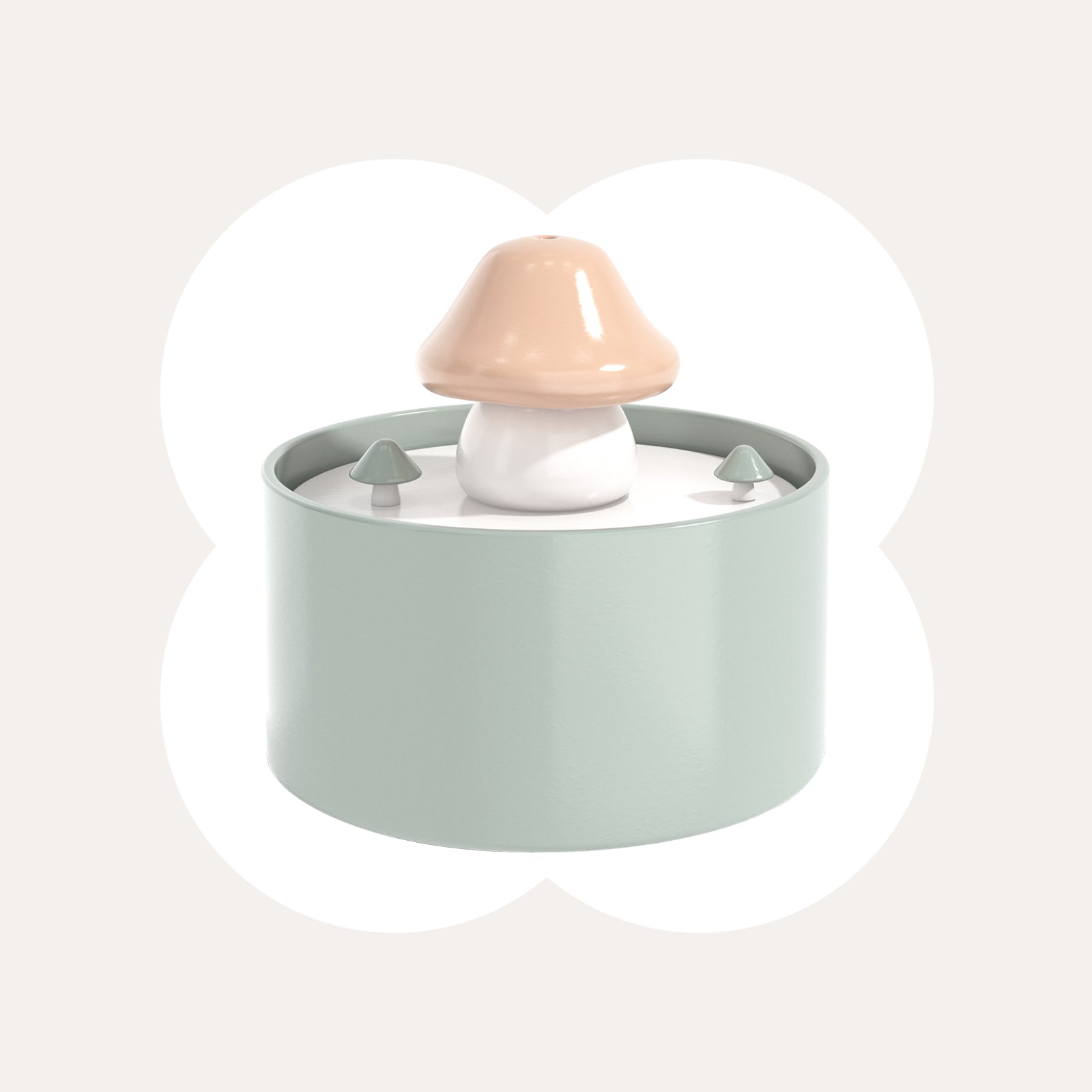 1500ml Ceramic Cat Water Fountain with 3Filters