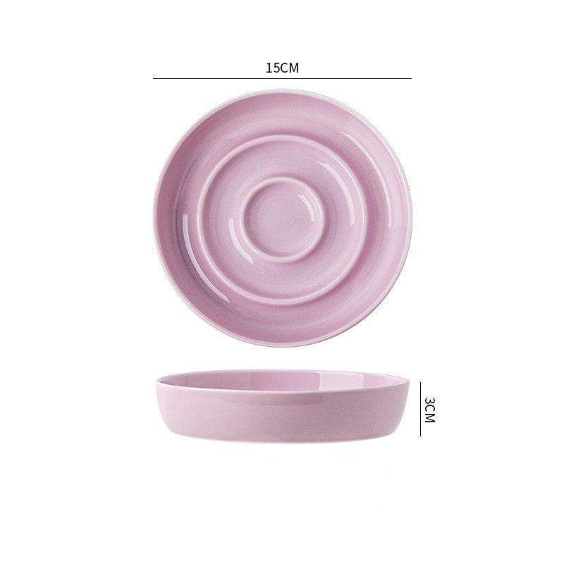 Ceramic Slow Feeder Bowl for Dogs & Cats – Anti-Gulping Design for Healthy Eating