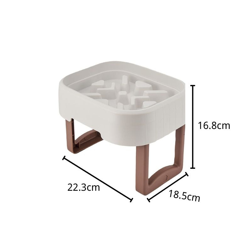 Medium/Large Elevated Pet Bowl – 3-in-1 Stand Set