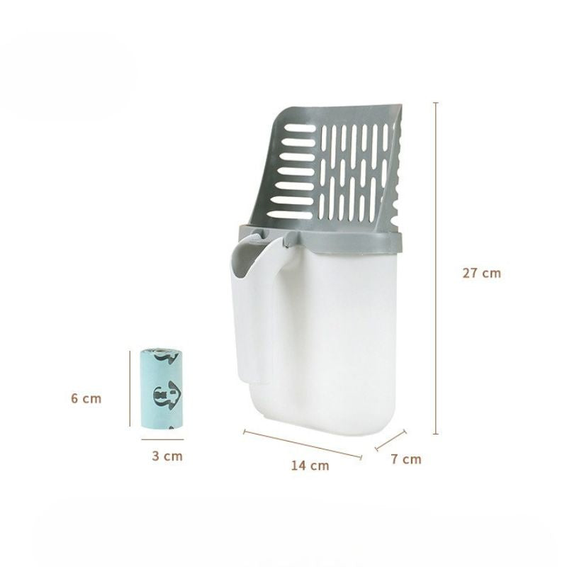Portable Pet Pooper Scooper – One-Hand Waste Picker for Dogs & Cats