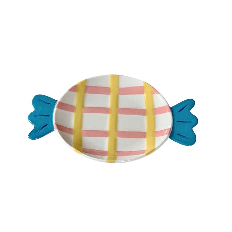 Ceramic Cat Food Plate for Wet Food | Shallow Dish, Whisker-Friendly 13cm