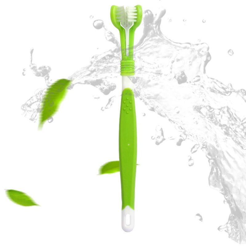 5pcs 360° Pet Toothbrush – Finger Toothbrush for Dogs and Cats, Soft Bristles, Easy Dental Cleaning