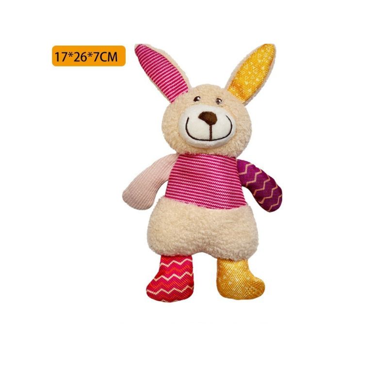 Soft Chew Squeaky Toy for Dogs – Durable Plush Sound Toy for Teething and Play