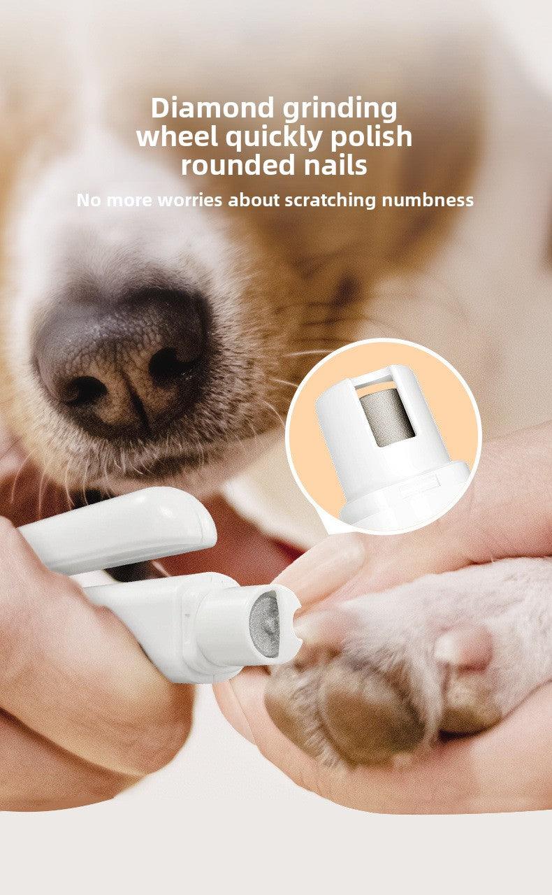 Pet nail clippers lamp cat and dog manicure multifunctional bass universal nail grinder home toe nail clippers - NoKa&AuroraStone