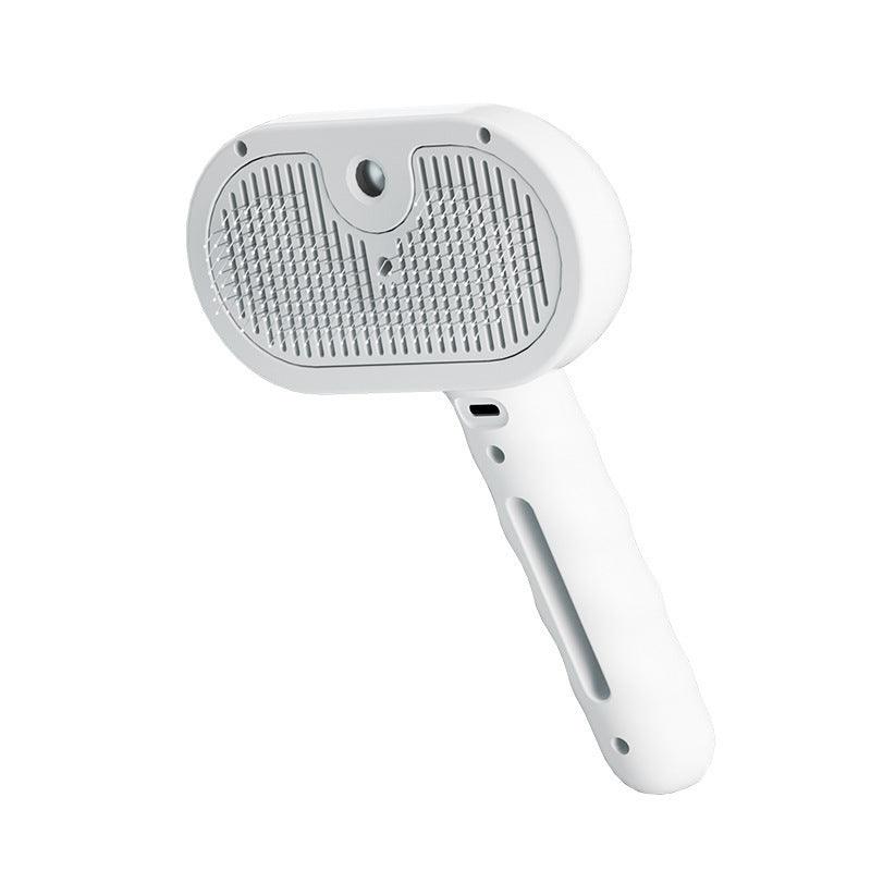 Pet Spray Hair Removal Comb, 1-piece pet hair brush, pet hair cleaning brush with sheddingbutton, cat brush, dog brush, cat and dog beautyand massage comb, pet supplies - NoKa&AuroraStone