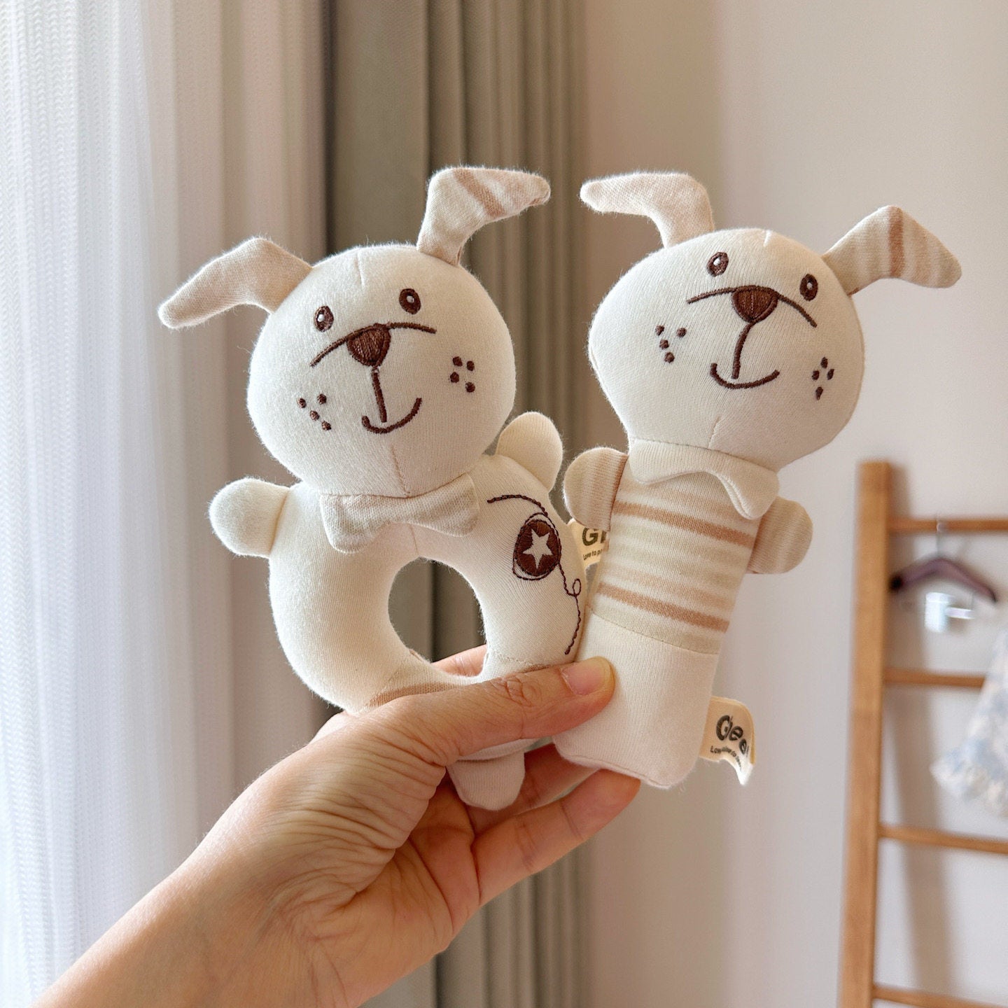 Rattle Sound Comfort Toy – Soft Plush Soothe Toy with Bell for  Small Pets
