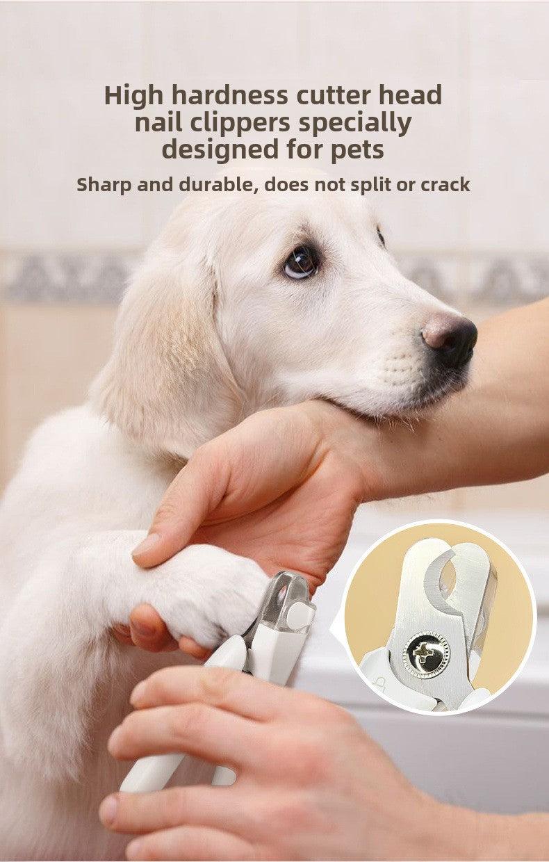 Pet nail clippers lamp cat and dog manicure multifunctional bass universal nail grinder home toe nail clippers - NoKa&AuroraStone