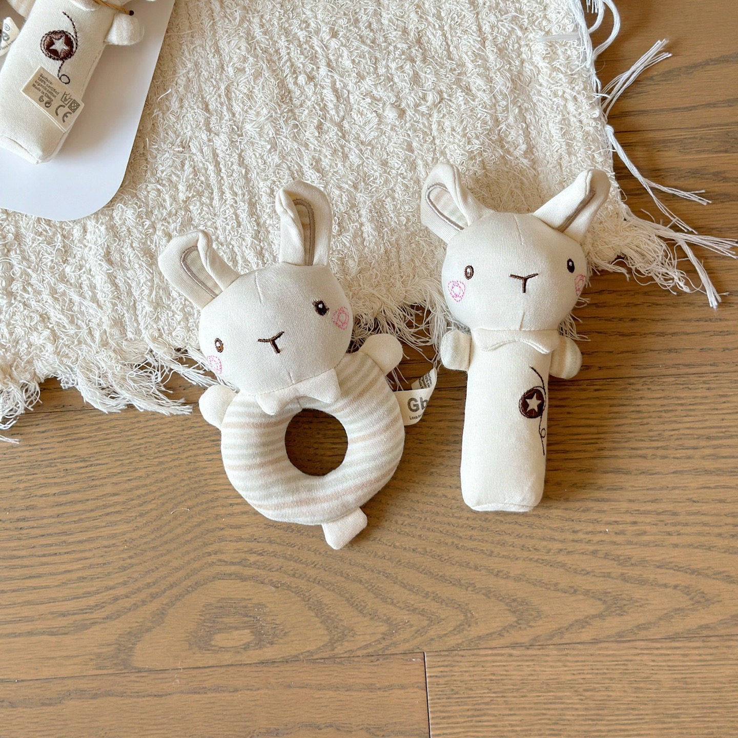 Rattle Sound Comfort Toy – Soft Plush Soothe Toy with Bell for  Small Pets
