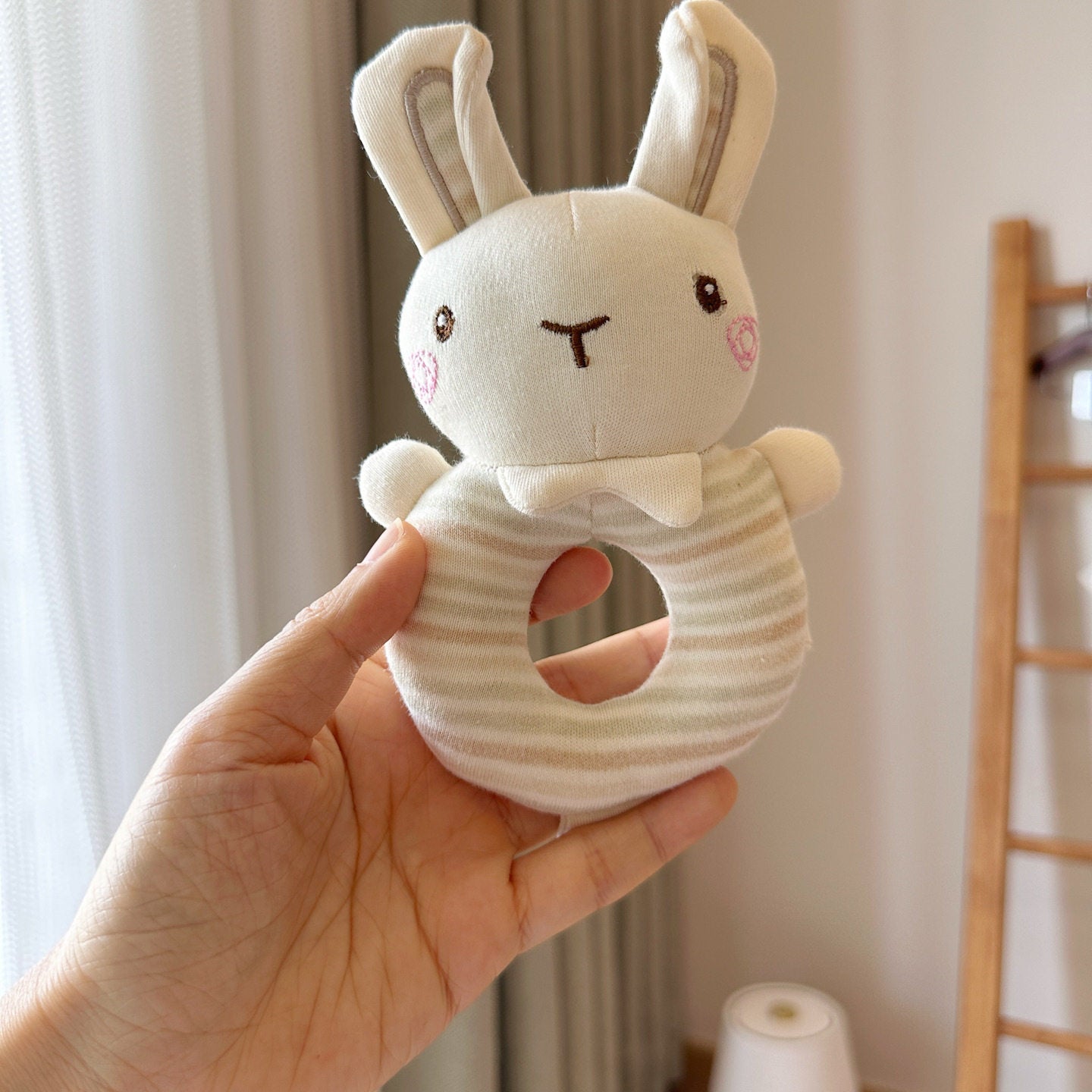 Rattle Sound Comfort Toy – Soft Plush Soothe Toy with Bell for  Small Pets