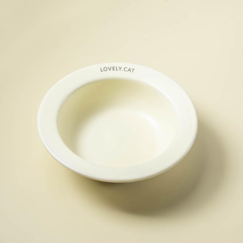 Pet Bowl ceramic dog cat bowl non-black chin cat dog food bowl drinking water Slow Food Bowl wholesale - NoKa&AuroraStone