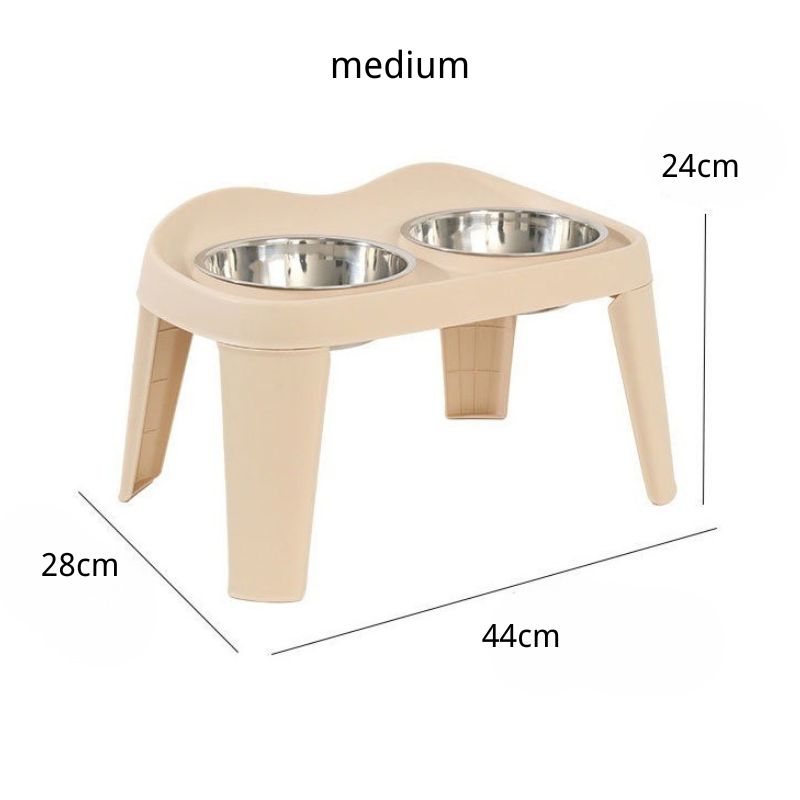 Elevated Stainless Steel Durable Dog Bowls set for Large Breeds  XXXL
