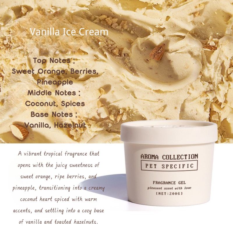 Pet-Friendly Room Fragrance – Vanilla Ice Cream Scent for Odor Removal & Cozy Living