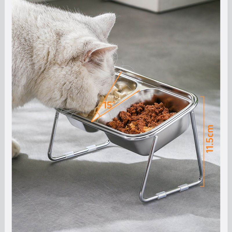 Stainless Steel Split Pet Bowl