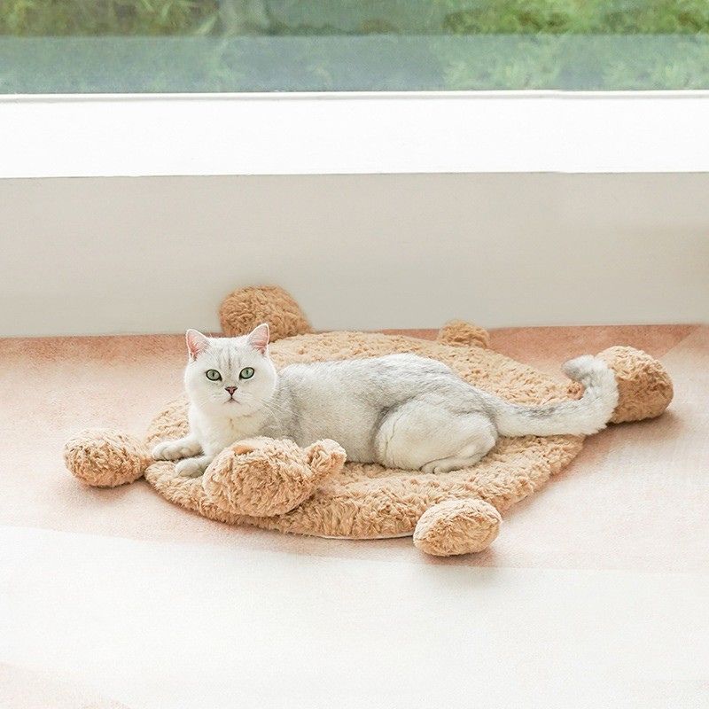 zeze.Calming Sleep Mat for Small Pets& Small Dogs, Anti-Anxiety Bed Pad for Cozy Rest