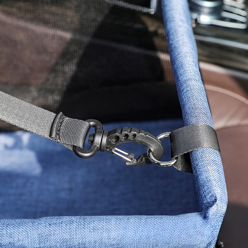 Waterproof & Breathable Pet Car Carrier - Foldable, Scratch-Resistant (Airline-Approved Alternative)