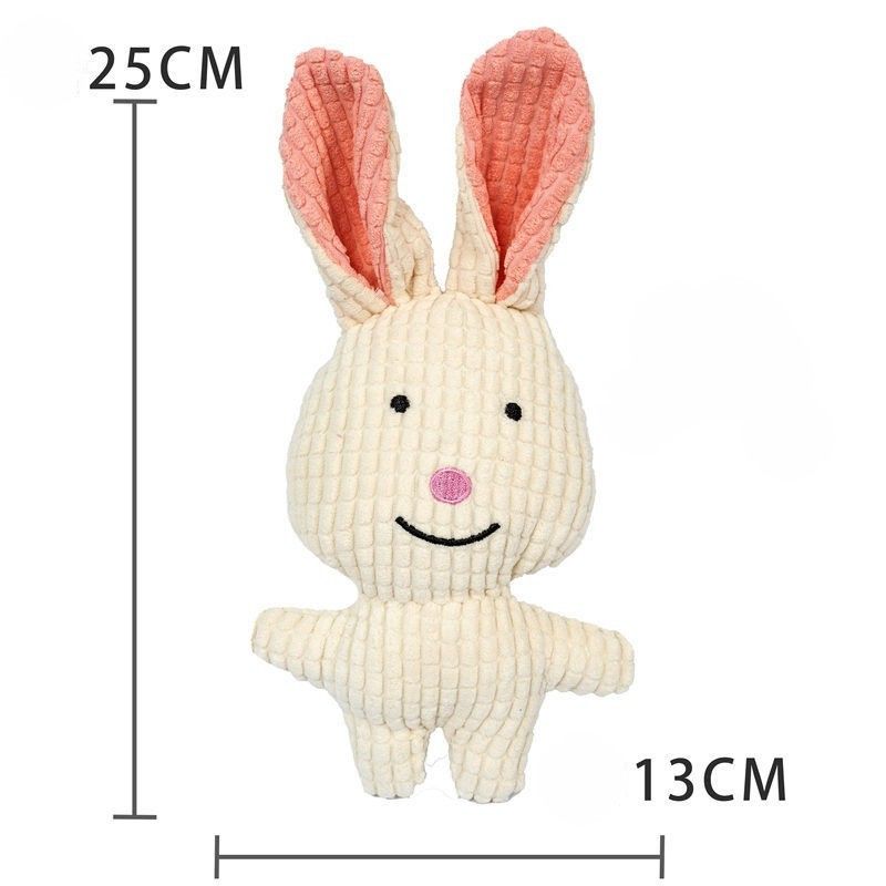 Soft Squeaky Chew Toy for Dogs – Durable, Bite-Resistant Plush Sound Toy for Small and Medium Pets