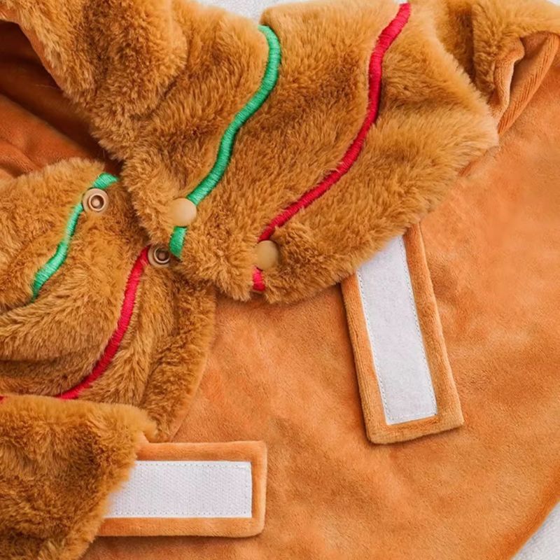 Winter Warm Pet Cape – Windproof Cloak for Cats & Small Dogs, One Size Fits Most